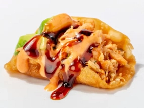 Tacos con Salmone Cotto