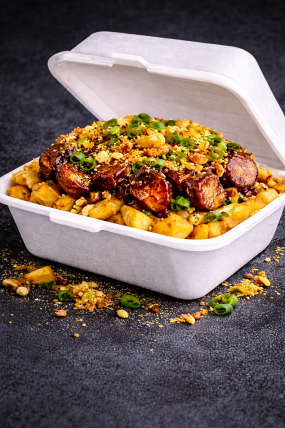 Joey’s Currywurst Spezial Fritten 