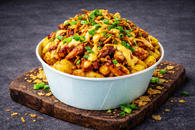 BBQ Chicken Cheese Potatoes