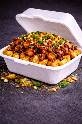 Joey’s Smoked Tofu Fritten (vegan)