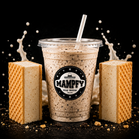 Vanille-Milchshake Deluxe 0.5l – 2 ganze Vanilleeis-Sandwiches als Milchshake