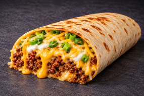 Pork Cheese Quesadilla mit Schweinehack