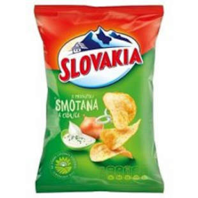 Slovakia chipsy cibuľka smotana 