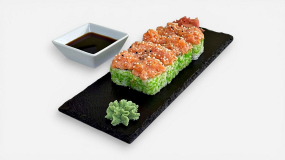 House Salmon Vulcano Rolls