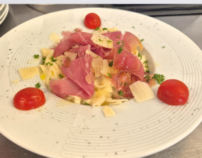 PÂTES GORGONZOLA JAMBON DE PARME