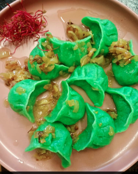 Pierogi ze szpinakiem i bryndzą