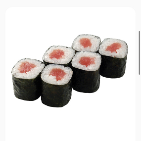 Tuna maki 8szt (ryż,nori,tuńczyk surowy)