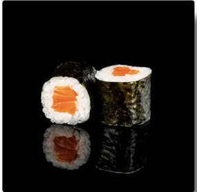 Sake maki 8szt (ryż,nori, łosoś surowy)