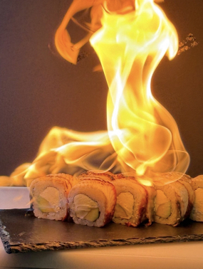 Philadelphia unagi 8szt (ryż, nori,ser,awokado,węgorz, unagi,sezam)