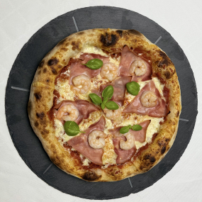 Pizza Prosciutto e Gamberetti