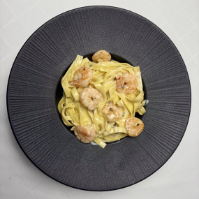Tagliatelle ai Gamberi in Salsa Cremosa