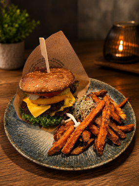 Burger Chełmiński w zestawie