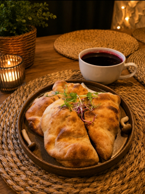 Pierogi z pieca-Z mięsem