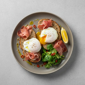 Ou Prosciutto Toast
