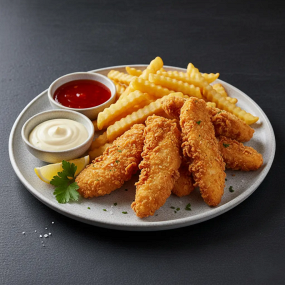 Crispy Strips și Cartofi Prăjiți