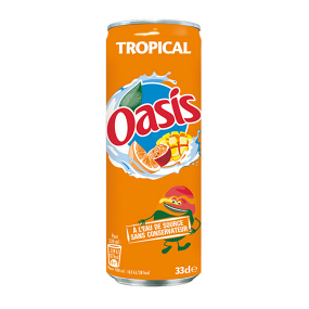 Canette Oasis tropicale