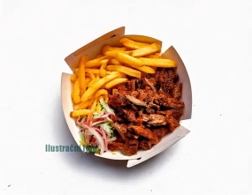 Kebab BOX s hranolky