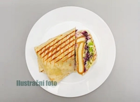 Smažený Halloumi Sýr v Tortille