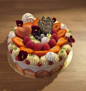 Entremet fruits rouges 6 pers