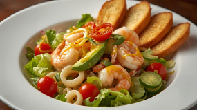 Salata cu Fructe de Mare