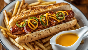 Hot-Dog Chilli Cheese