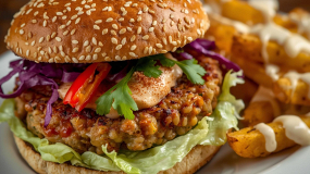 🌶️ Burger Veggie Spicy