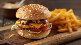 🏃🏼‍♀️‍➡️ Burger Chicken Junior