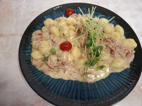 Carbonara gnocchi
