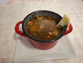 Tárkonyos vadragú leves