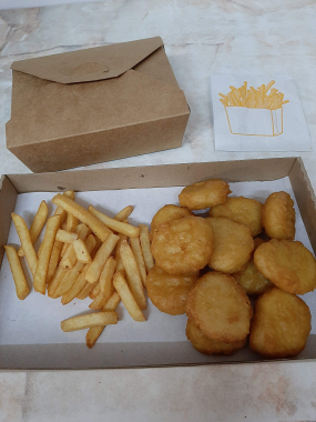 Nuggets hasábburgonyával 12 darabos