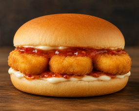 Chicken Nugget Burger