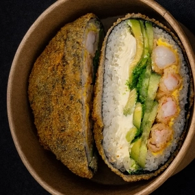 Sushi burger Krewetka