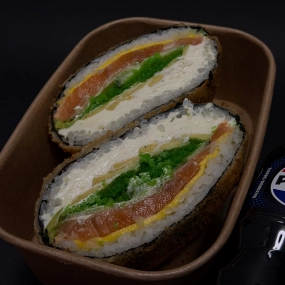 Sushi burger Łosoś