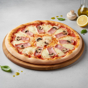 Pizza Prosciutto e Funghi