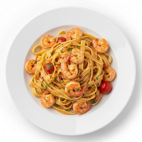 Tagliatelle cu Creveți