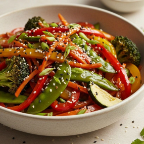 Legume în Sos Teriyaki