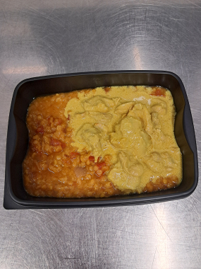 Poulet tikka massala - Dahl de lentilles corail