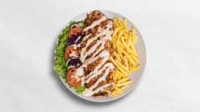 Kebab tanier s hranolkami