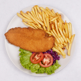 Menu 2: Vyprážaný rezeň