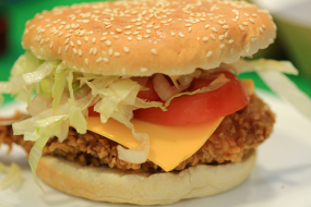 Golden Burger Menü