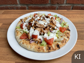 Dönerteller mit Fladenbrot