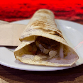 Dürüm mit Hähnchenfleisch