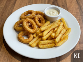 Calamari mit Pommes Frites