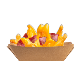 Barquettes Frites cheddar & bacon 