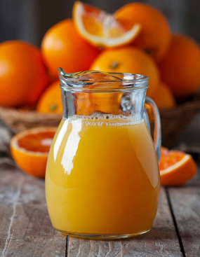 Jus d’orange frais maison