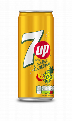 Seven Up Cocktail Exotique 33 cl