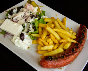 Saucisse grecque grillée