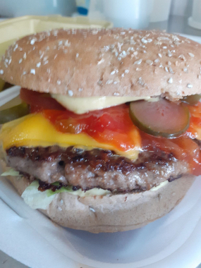 Homestyle Chili Cheese Burger