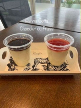 Panna Cotta Coulis exotique 