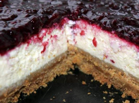 Tarta de Queso con arándanos 